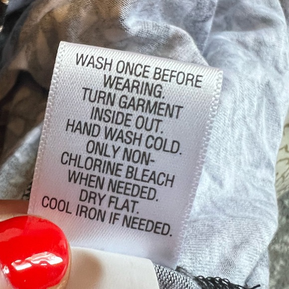 Dana Buchman Chic Black and Cream Maxi Skirt size L (i110) - Picture 8 of 8